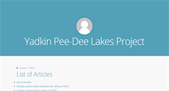 Desktop Screenshot of lakesproject.org