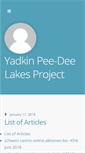 Mobile Screenshot of lakesproject.org